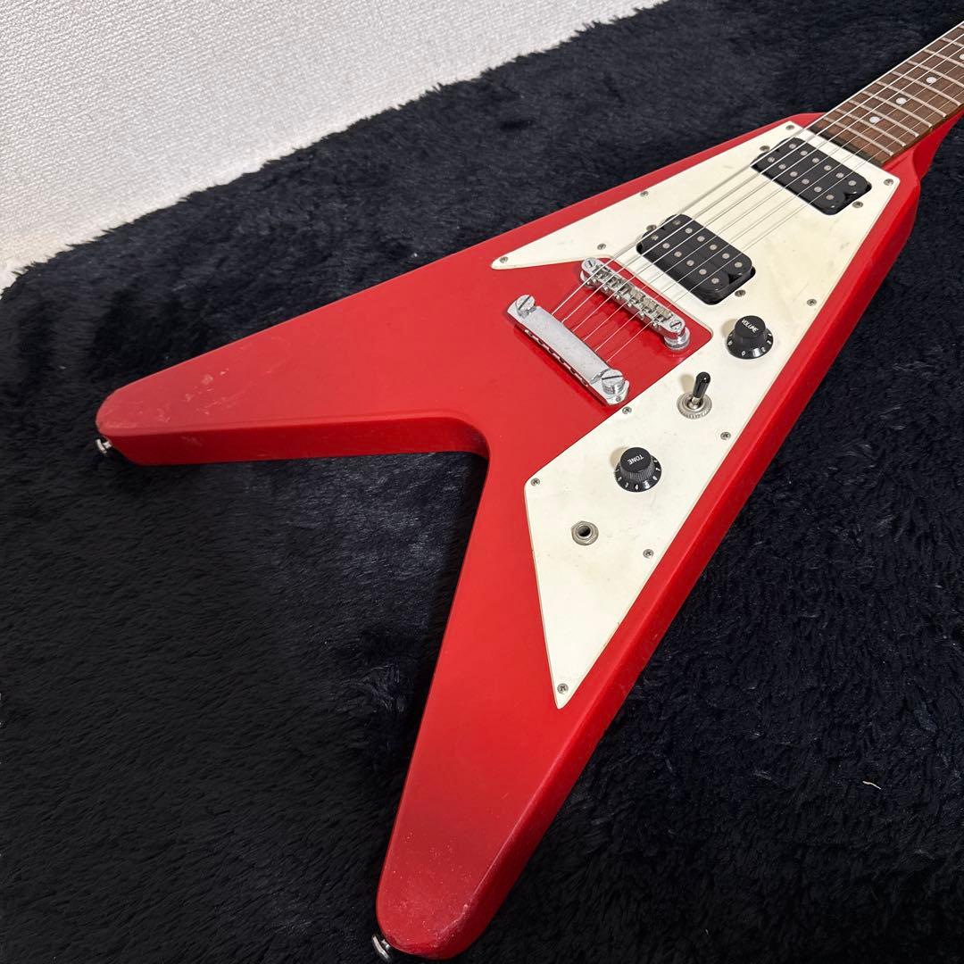 Epiphone フライングV FV エレキギター レッド 赤 弦楽器