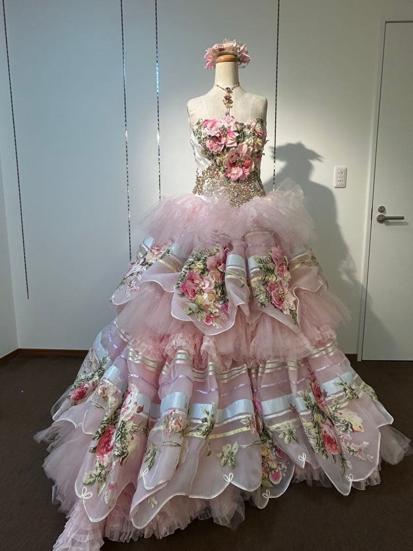 FLOREO FL-0005(M) 11〜13T カラードレス ピンク