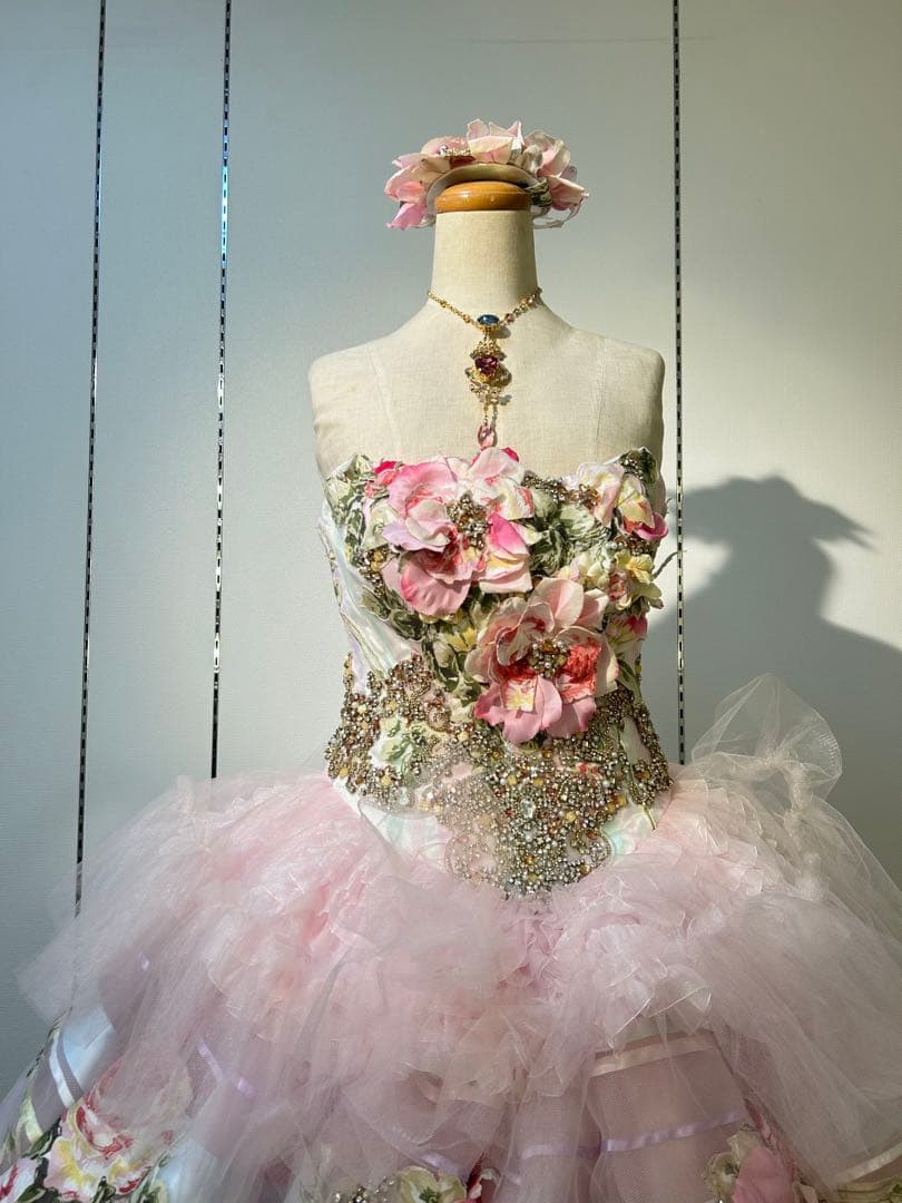 FLOREO FL-0005(M) 11〜13T カラードレス ピンク