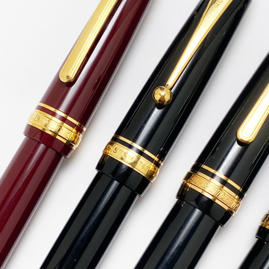 セーラー パイロット プラチナ 万年筆 14K 18K 5本セット