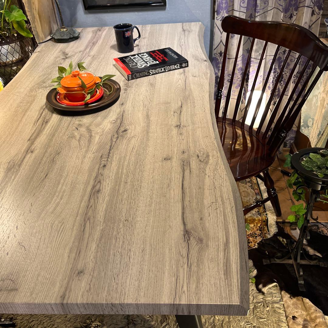 なっちゃん 　天板のみ　インダストリアル系　一枚板風　ダイニングテーブル