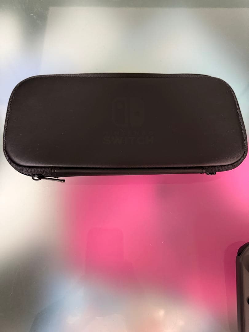ら*ず様 Switch本体＋SDカード&純正ケース&ハンドル&買い替え左ジョイコ