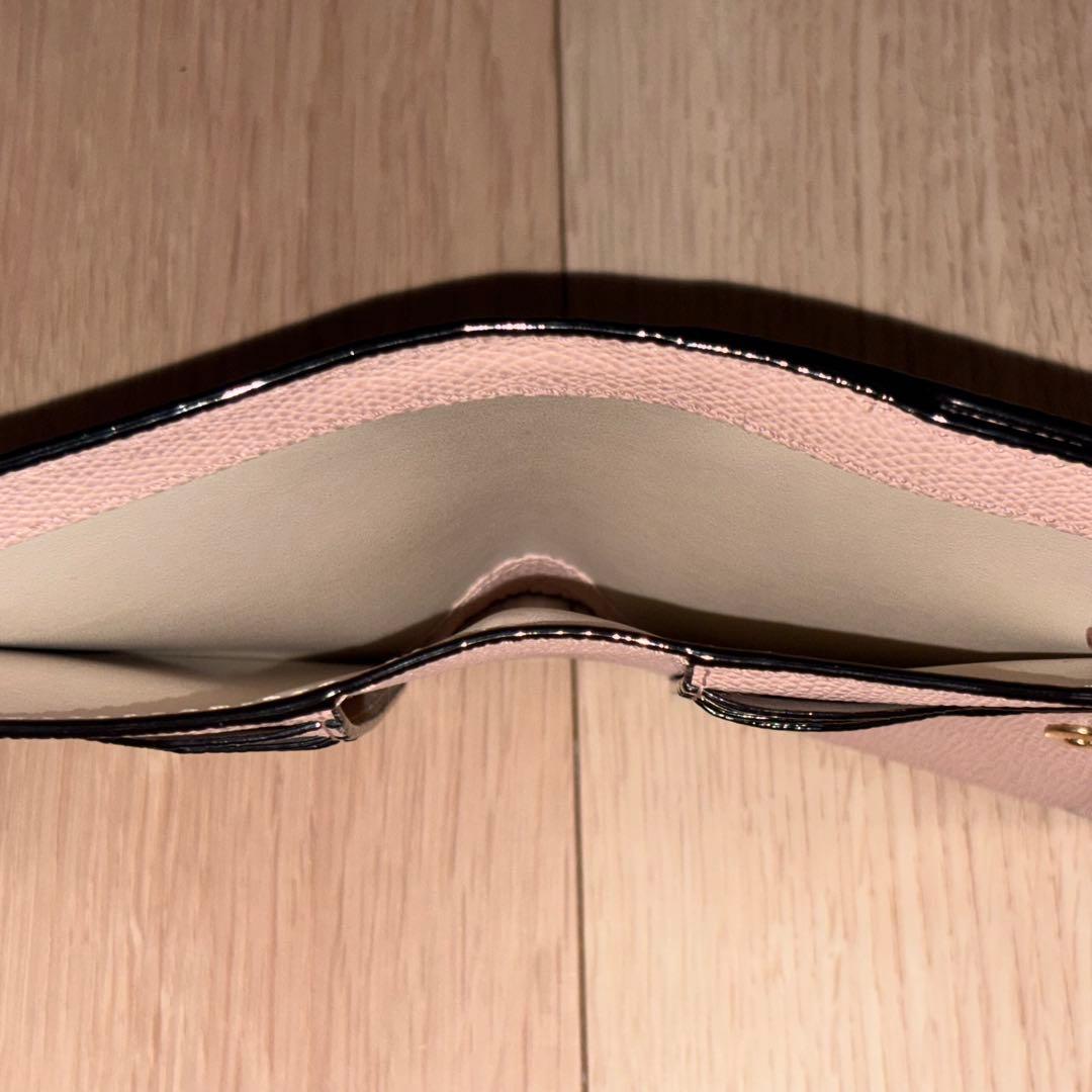 ヴァレクストラ 小銭入れ付き財布 ６カード チークピンク 付属品完備