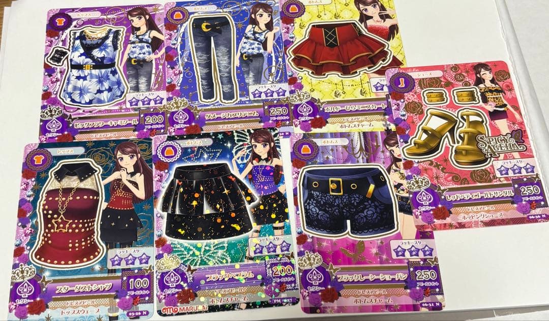 アイカツ 初期カード スパイシーアゲハ マスカレード 紫吹蘭