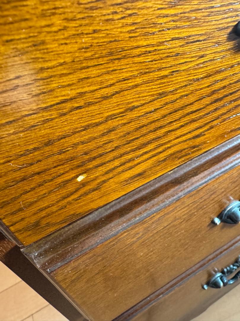 木製民芸箪笥 6引き出し ダークブラウン