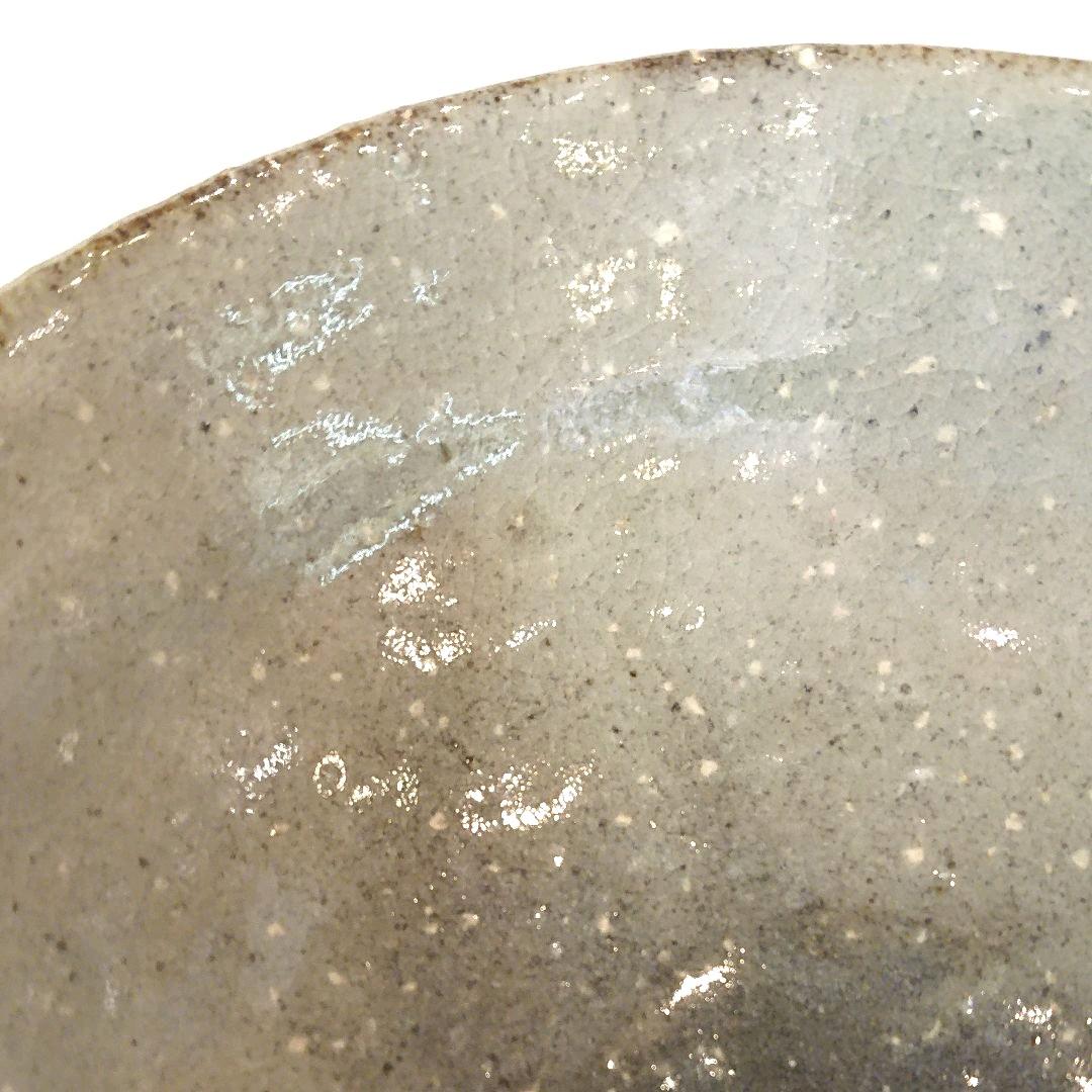 【茶道具】茶碗 萩焼 平茶碗  松唐山作