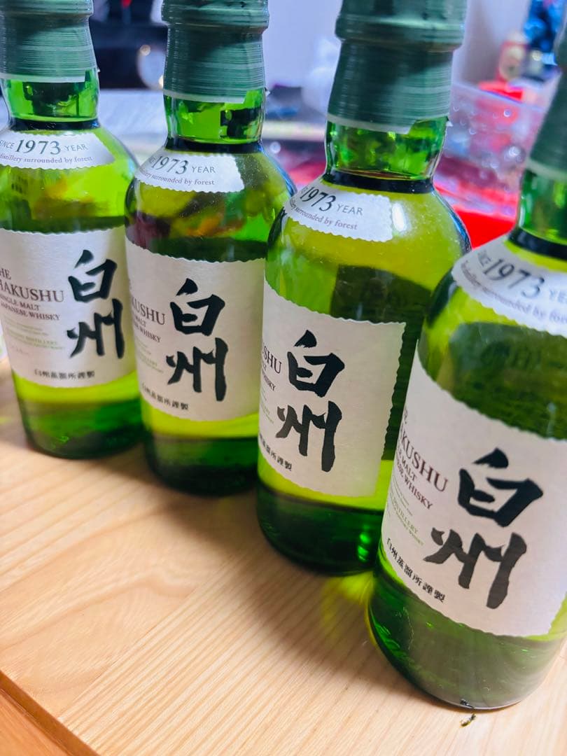 白州ウイスキー ミニボトル（180ml）×４本