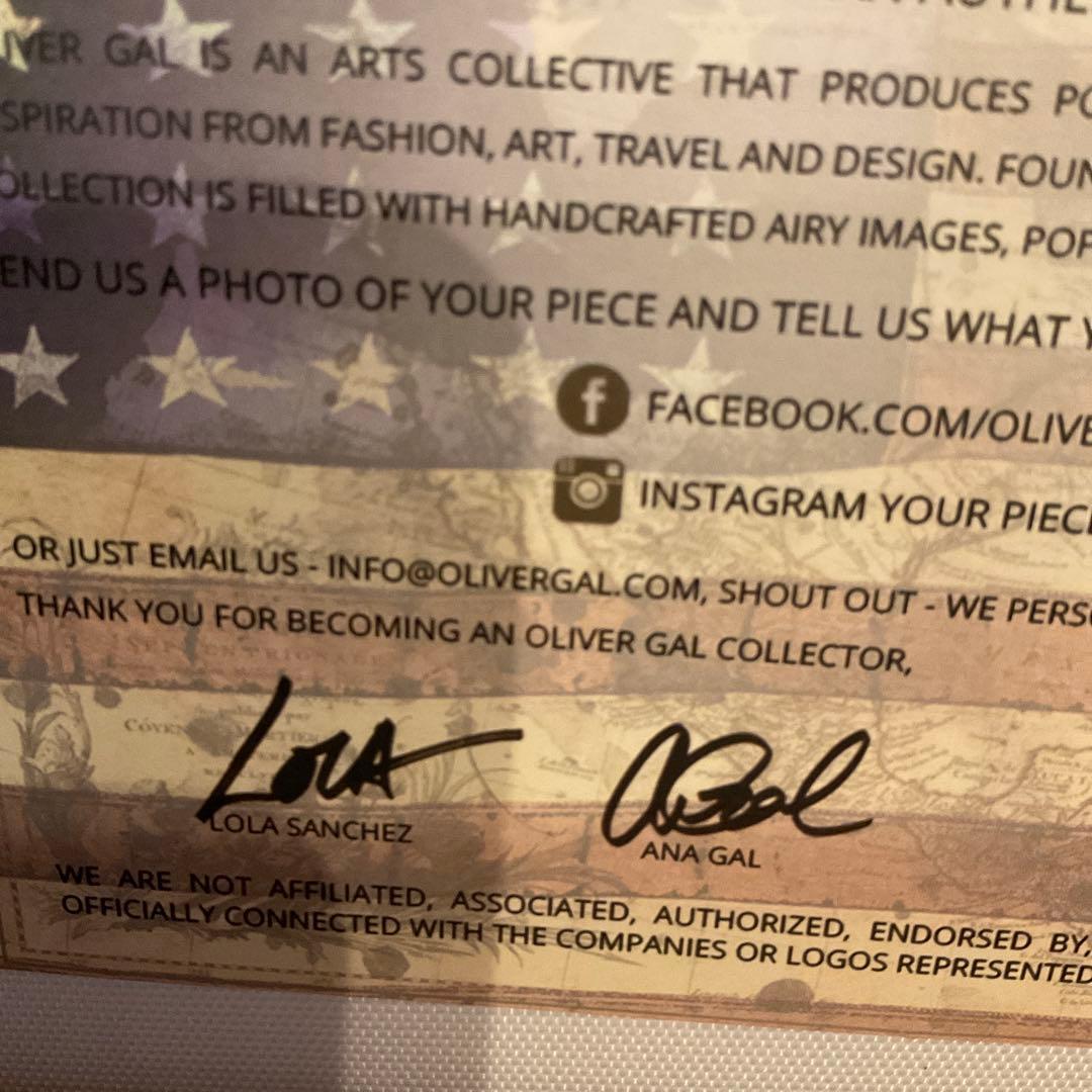 Oliver Gal オリバーガル　オードリーヘップバーン　キャンバス アート