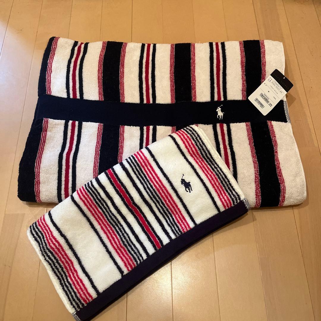 新品未使用　ラルフローレン　ハーフタオルケット&タオル