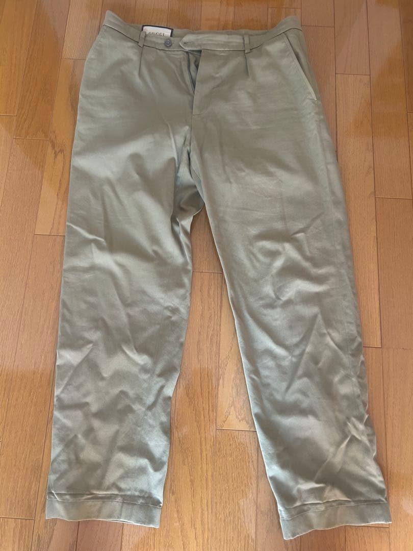 【定価8万円】GUCCI カーキ　チノパン