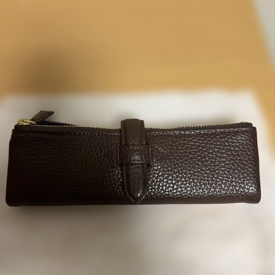 ルポペンケース　ダークブラウン