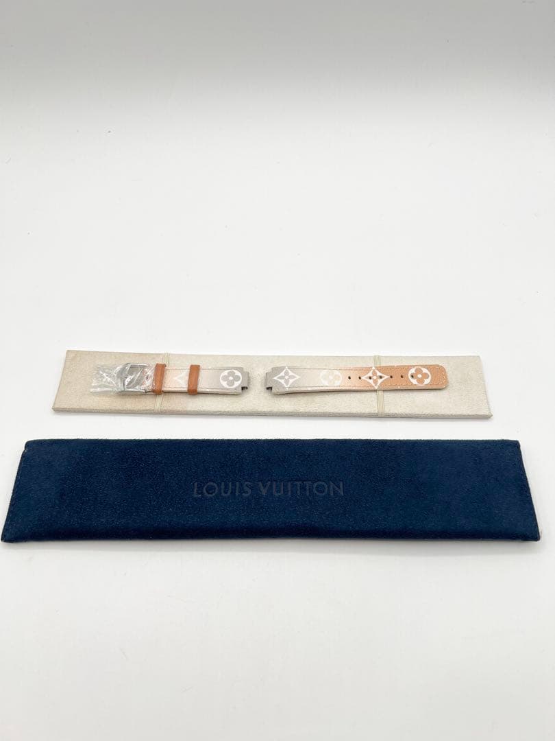 【ルィヴィトンタンブールスリムMMベルト】グラデーションカラーモノグラムグレー