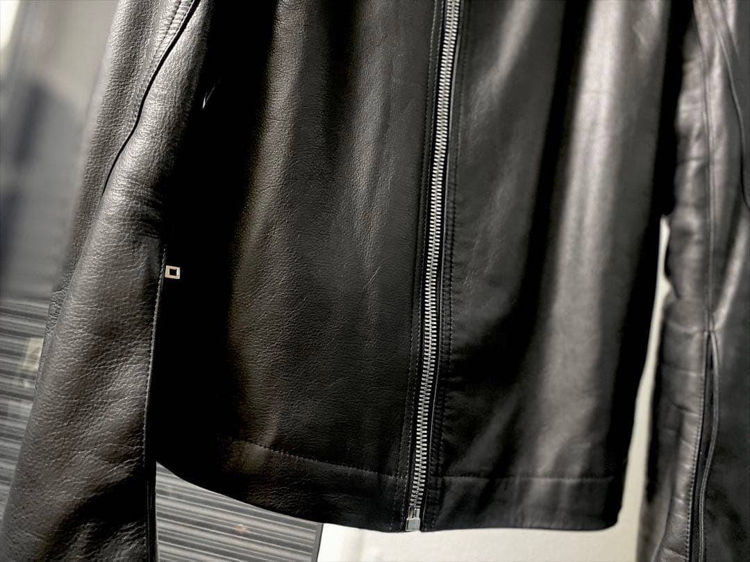 ジャケット・アウター Rick Owens MOLLINO BIKER LEATHERS JACKET