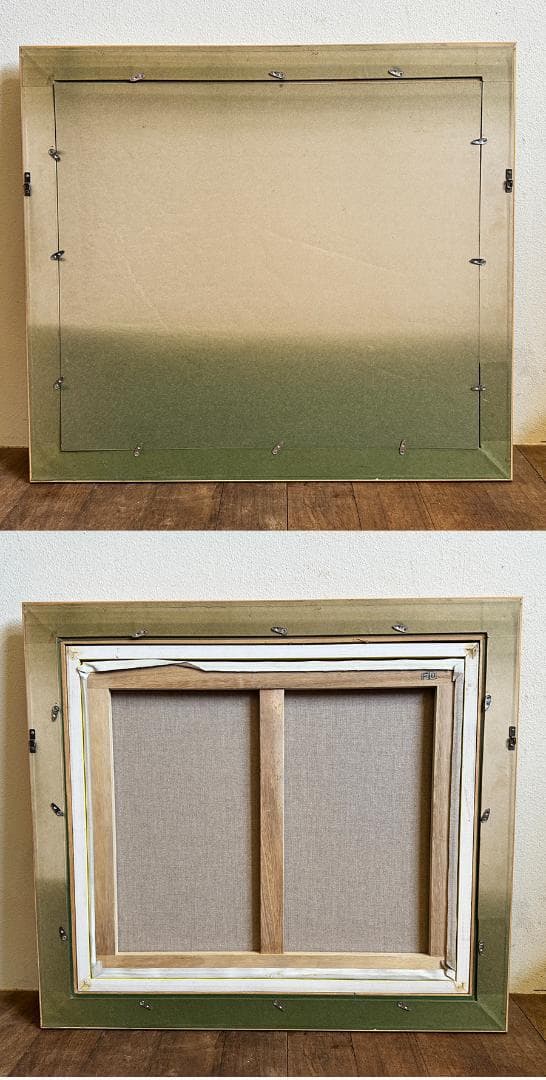 Funaya 画 油絵 F10号 額装油絵絵画 自然風景画 額縦61*横68cm