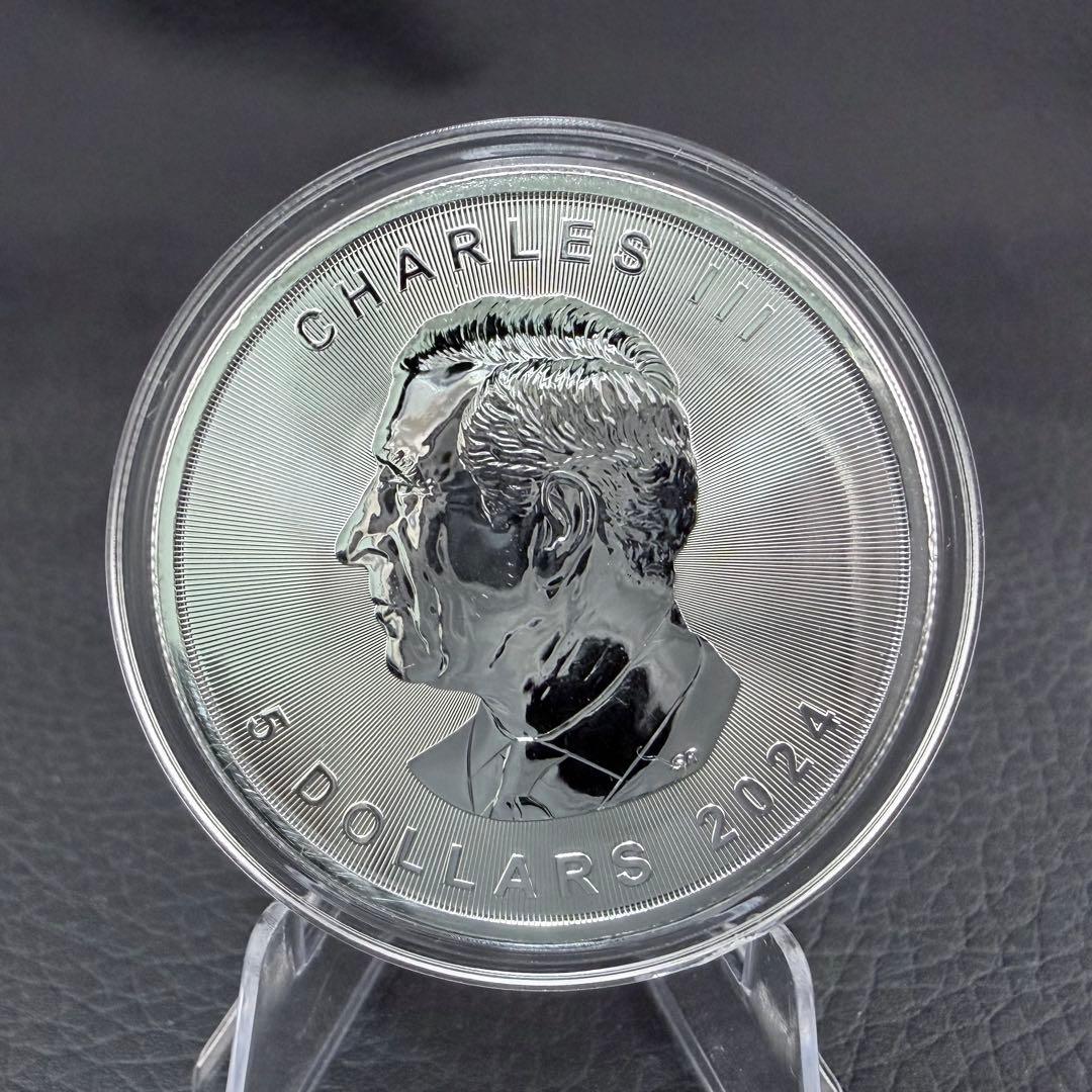 メイプルリーフ 銀貨 カラー 古代エジプト 黄金虫 1オンス 1oz 純銀