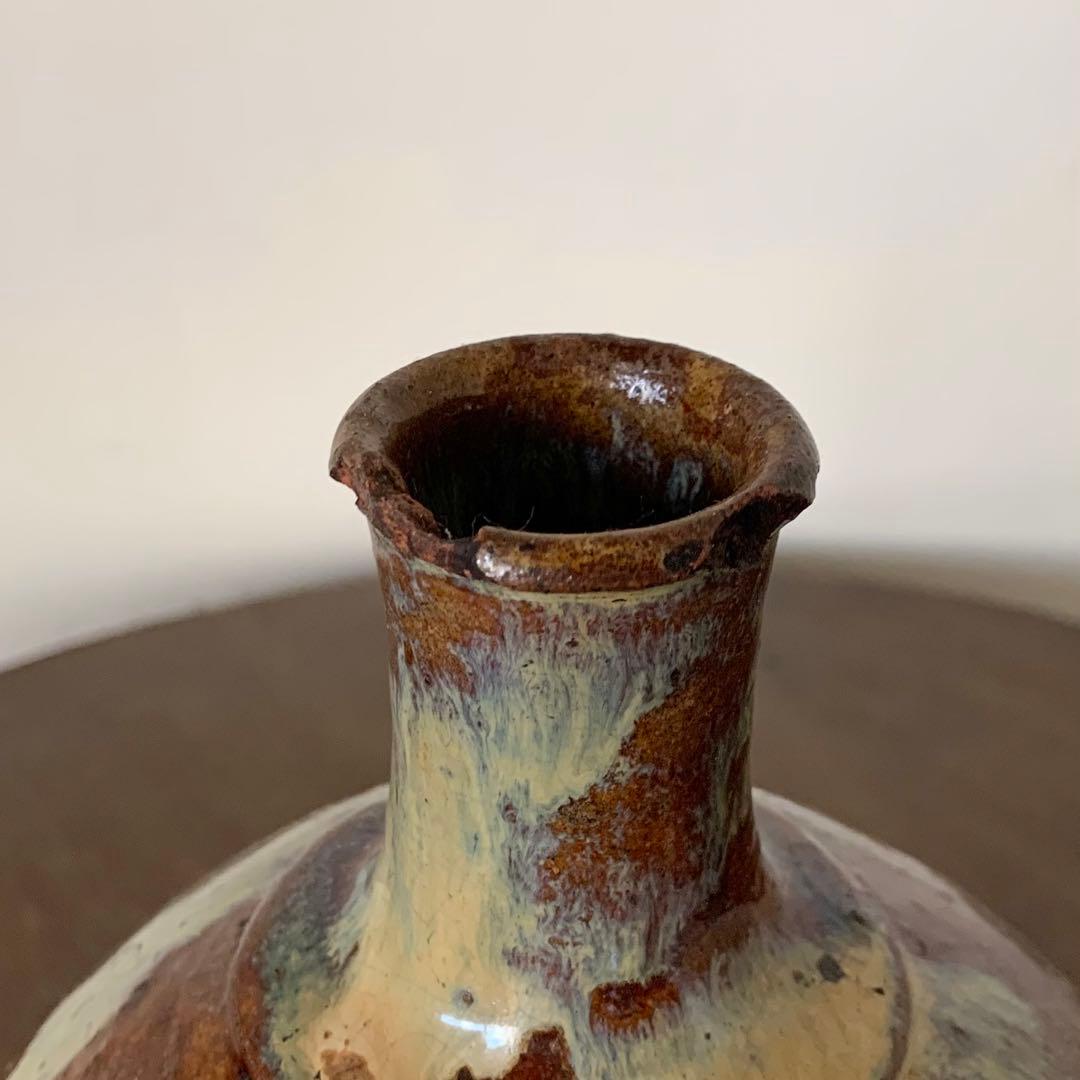 高取焼 小石原焼 上野焼 竹節瓶 油瓶 古美術 古道具 アンティーク