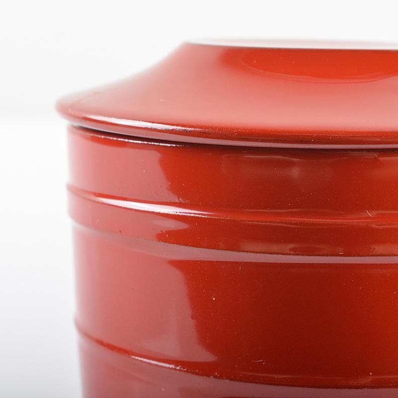 茶道具　山中塗　朱塗　棗　花押あり　書付箱　V　R6270