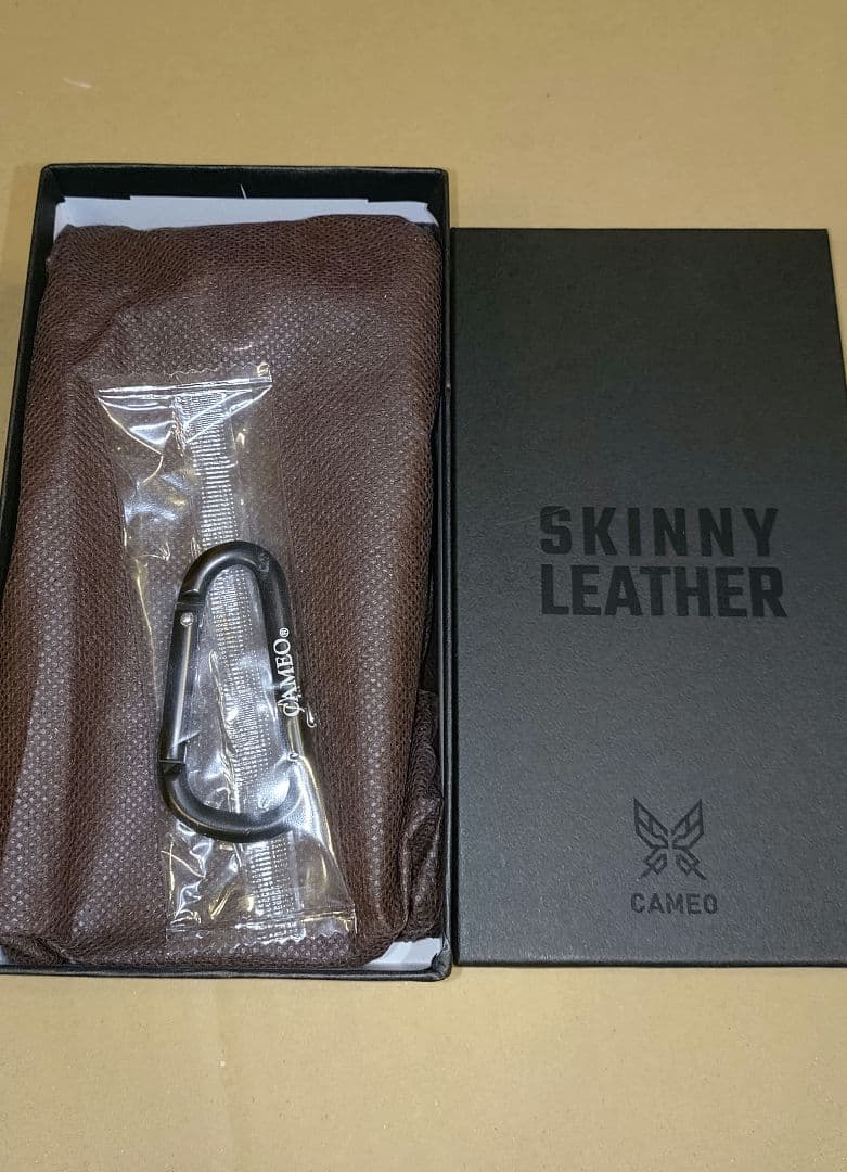（新品未使用）CAMEO SKINNY LEATHER ダーツケース ブラック
