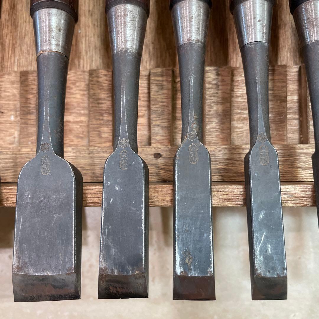 市弘 鑿 10本組+加納鑿1本 おまけ付き