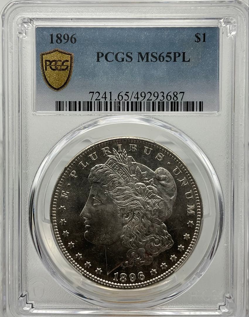 1896 モルガンダラー PCGS MS65PL Morgan dollar