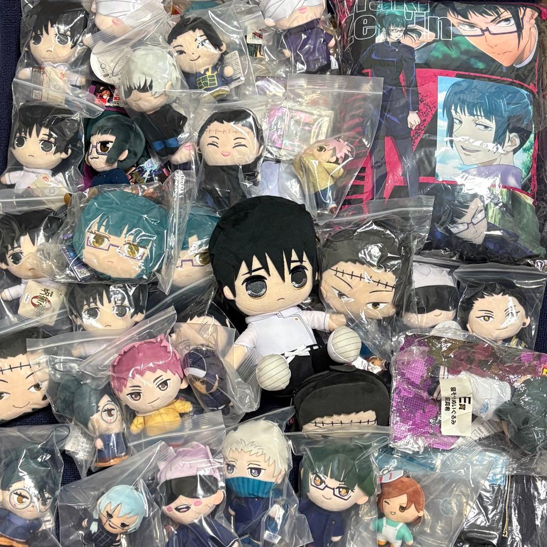 呪術廻戦 まとめ アニメグッズ マスコットぬいぐるみ キーホルダー 缶バッジ