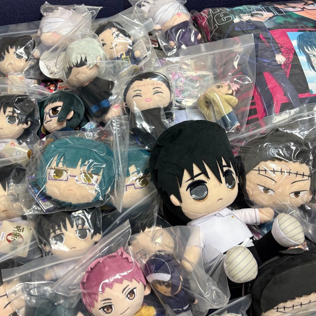 呪術廻戦 まとめ アニメグッズ マスコットぬいぐるみ キーホルダー 缶バッジ
