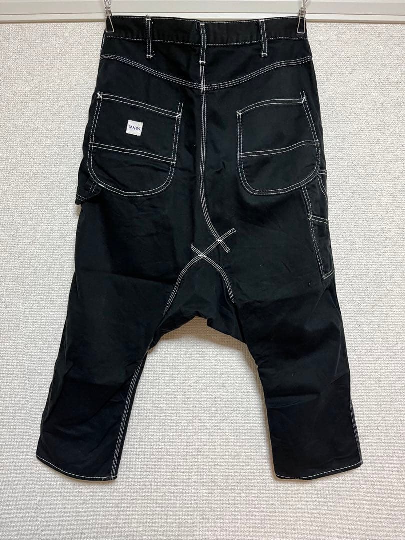 ガンリュウ　サルエルパンツ　サイズS GANRYU コムデギャルソン　ステッチ