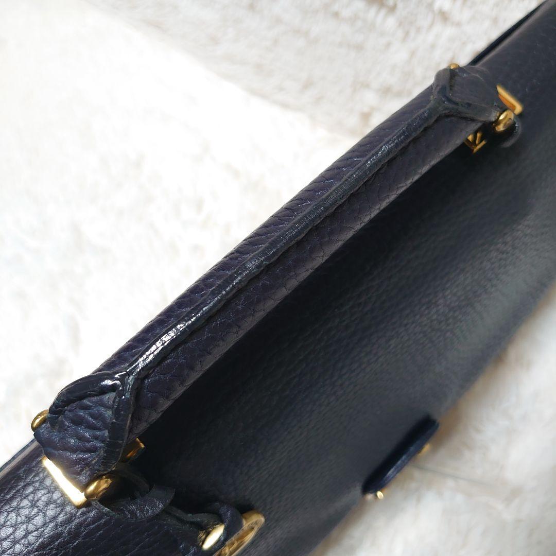 ドゥーニーアンドバーク 本革 シボ加工 ダレスバッグ ビジネスバッグ