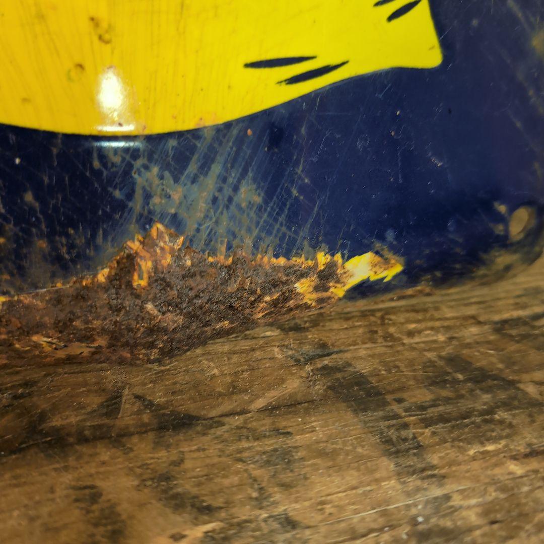 大日本加里株式會社　　　獨佛　加里　琺瑯看板　ホーロー看板