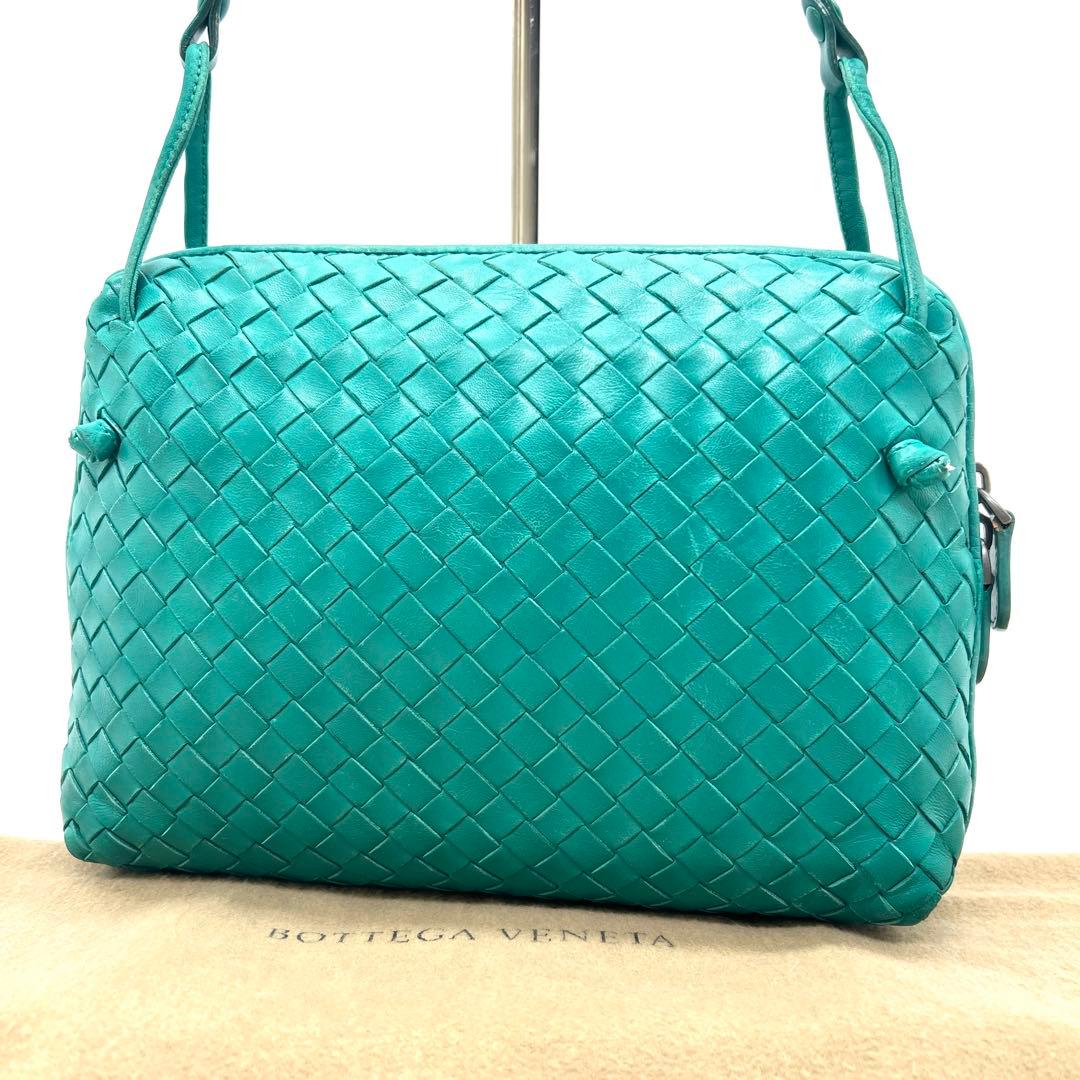 【極美品】ボッテガヴェネタ ノディーニ カメラバッグ イントレチャート 袋付き