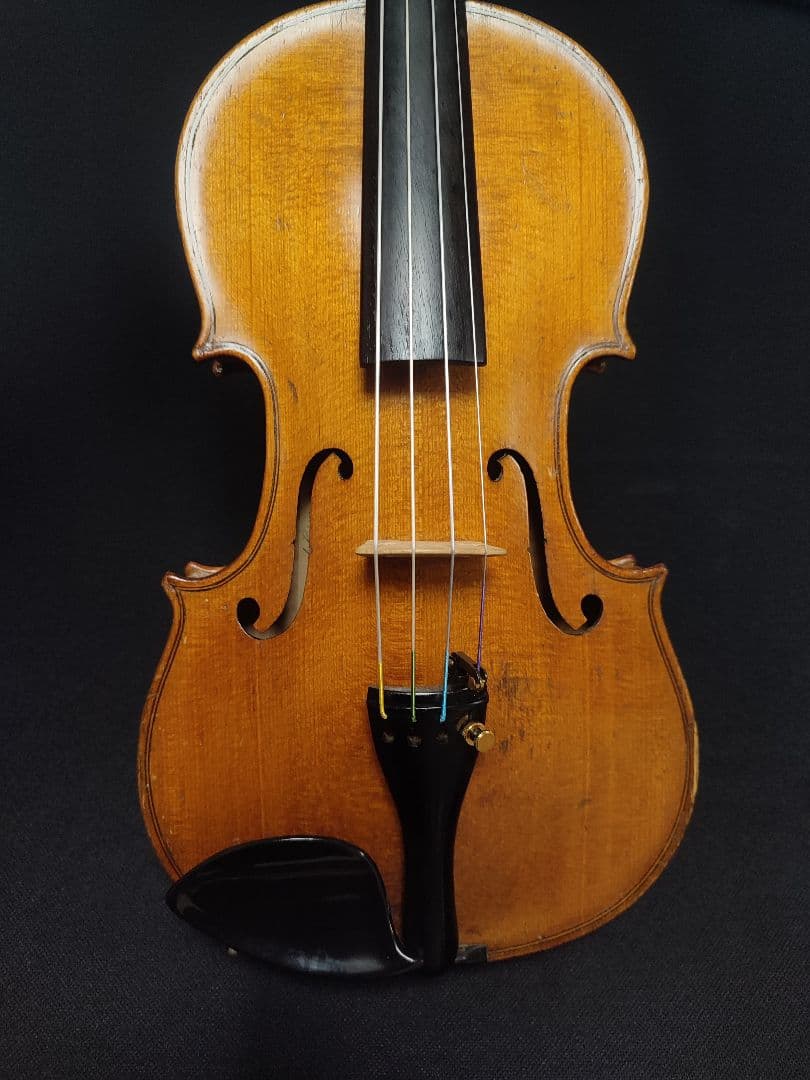 井筒信一 製作 1/4分数 バイオリン　弦新品交換済　弓・ケース・肩当て付属