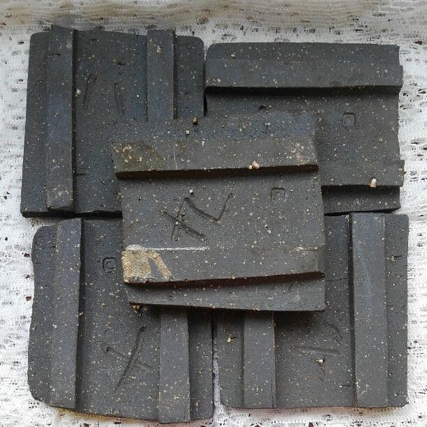 陶芸　角皿　五枚セット