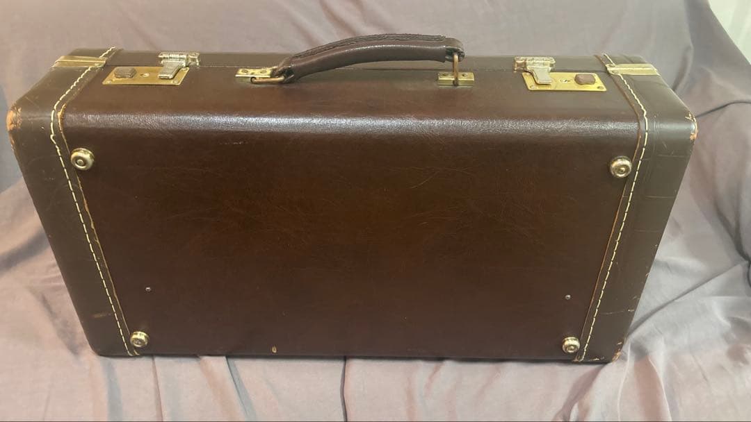 【Tammon】Bach トランペットハードケース(ブラウン)シングル