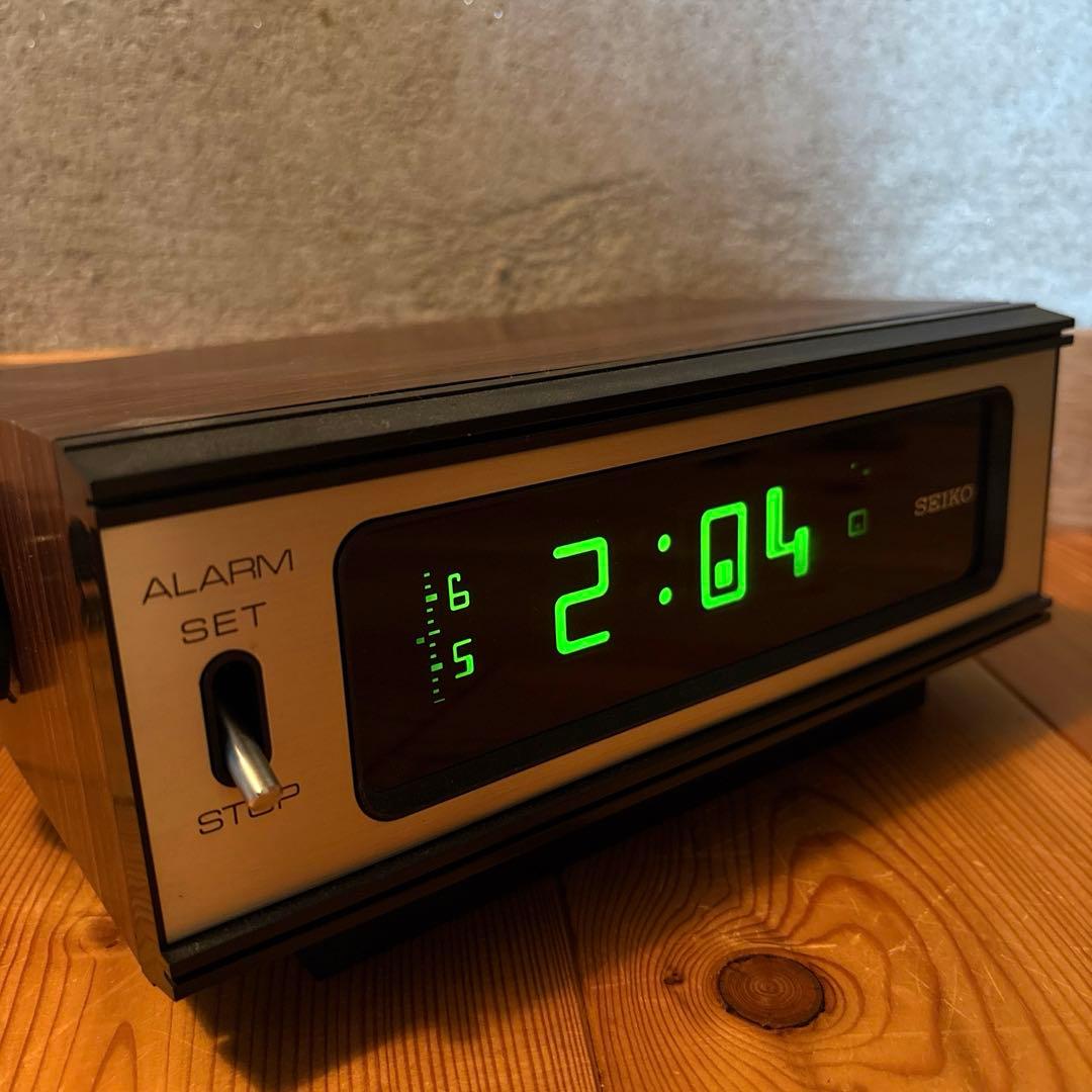 70年代　セイコ　DL406 パタパタ時計　デジタルクロック　スペースエイジ