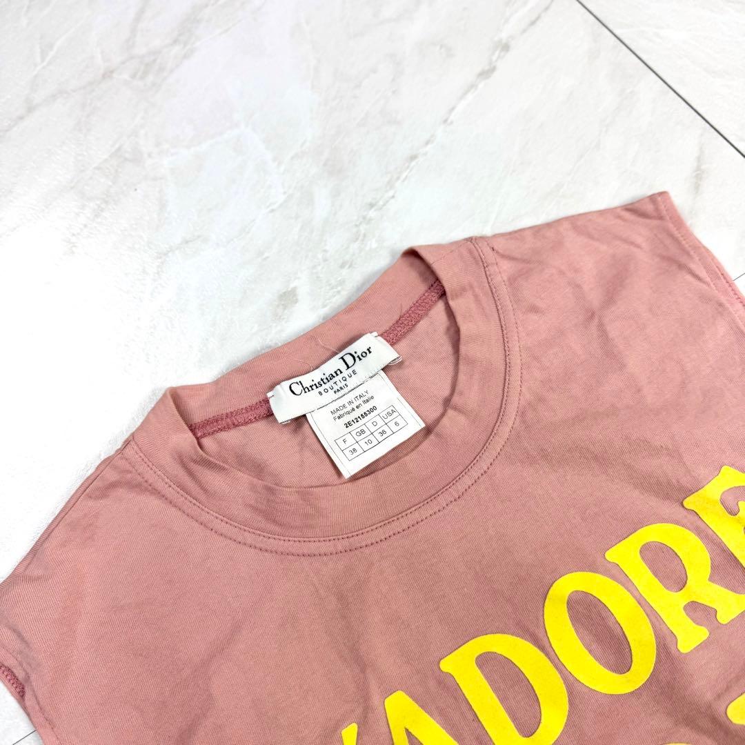 美品 2002 ガリアーノ期 ディオール タンクトップ J'ADORE