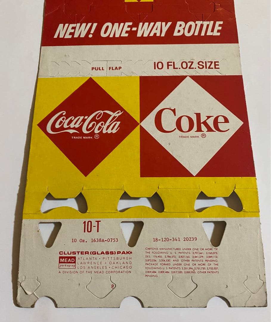 レアな60年代 未使用ボトルパッケージ