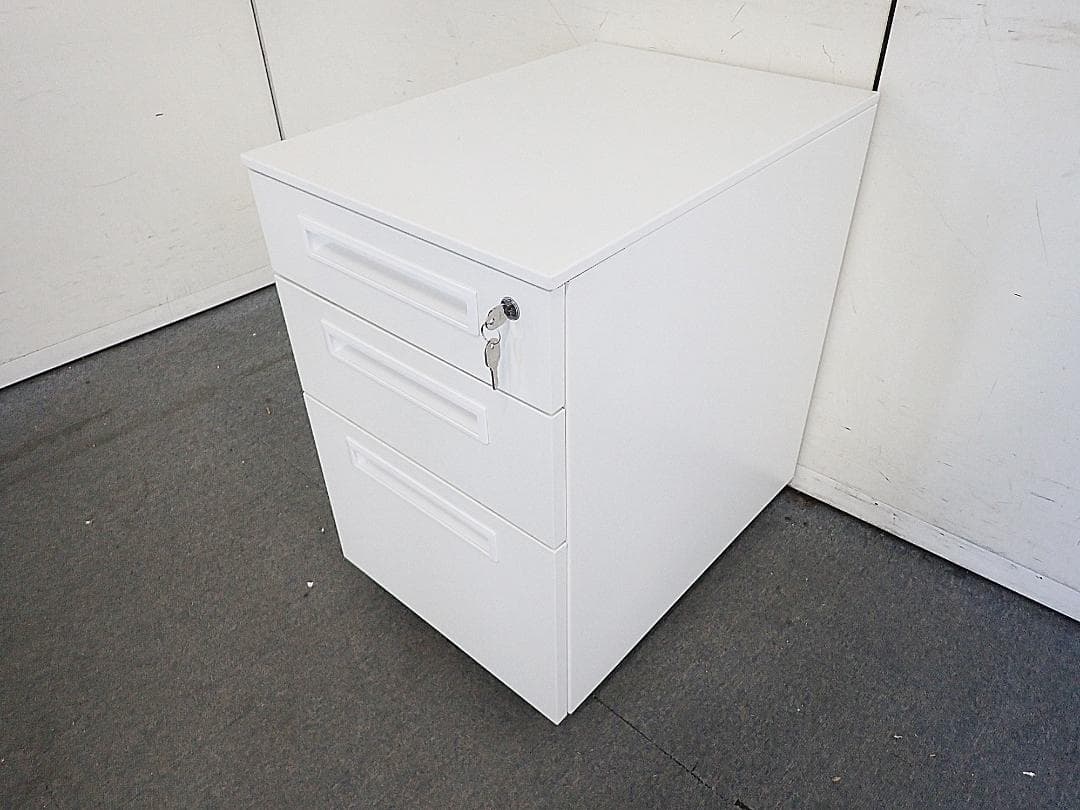 井上金庫　3段ワゴン　17-0640