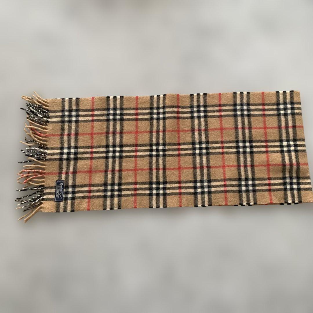 未使用級✨Burberrys カシミヤ100% ノバチェック マフラーバーバリー