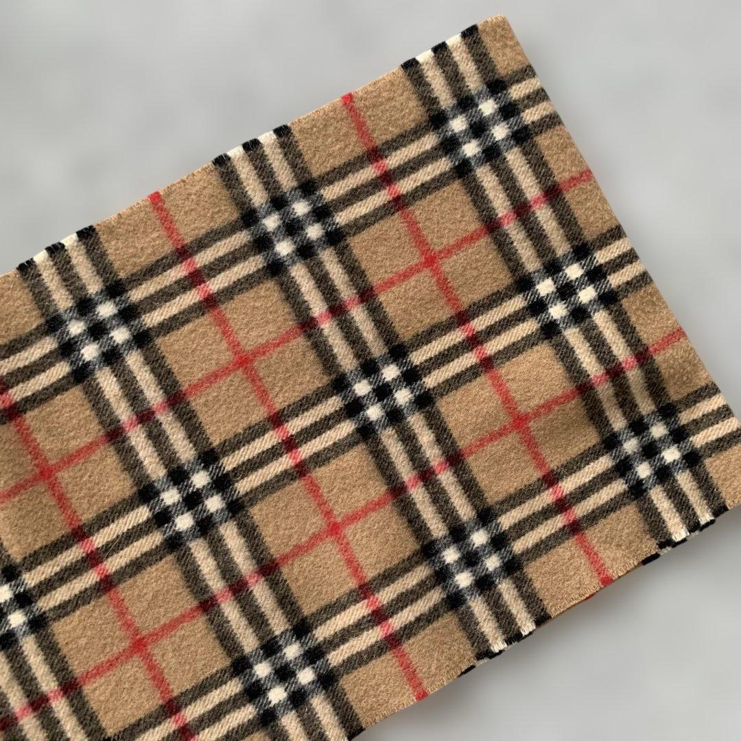 未使用級✨Burberrys カシミヤ100% ノバチェック マフラーバーバリー