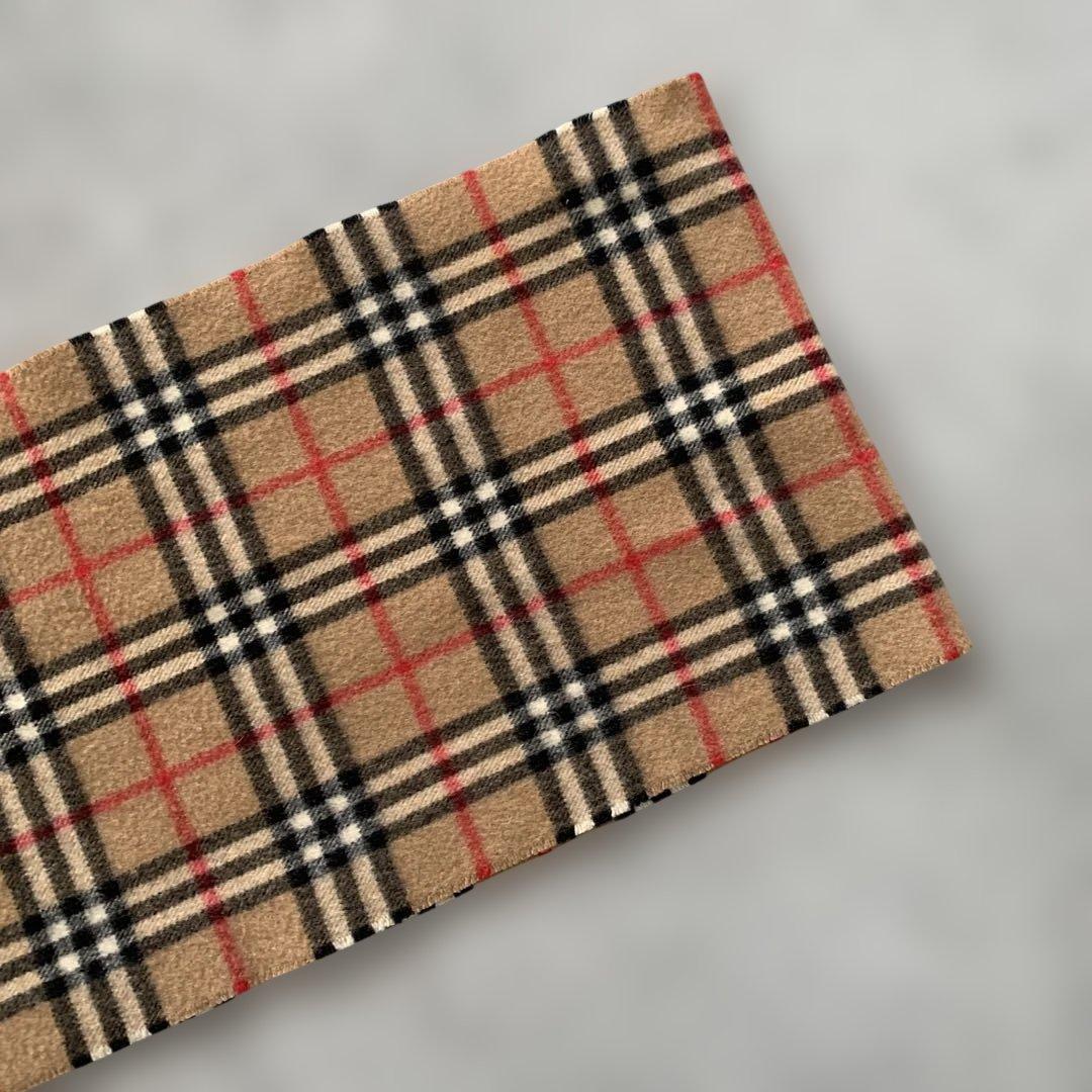 未使用級✨Burberrys カシミヤ100% ノバチェック マフラーバーバリー