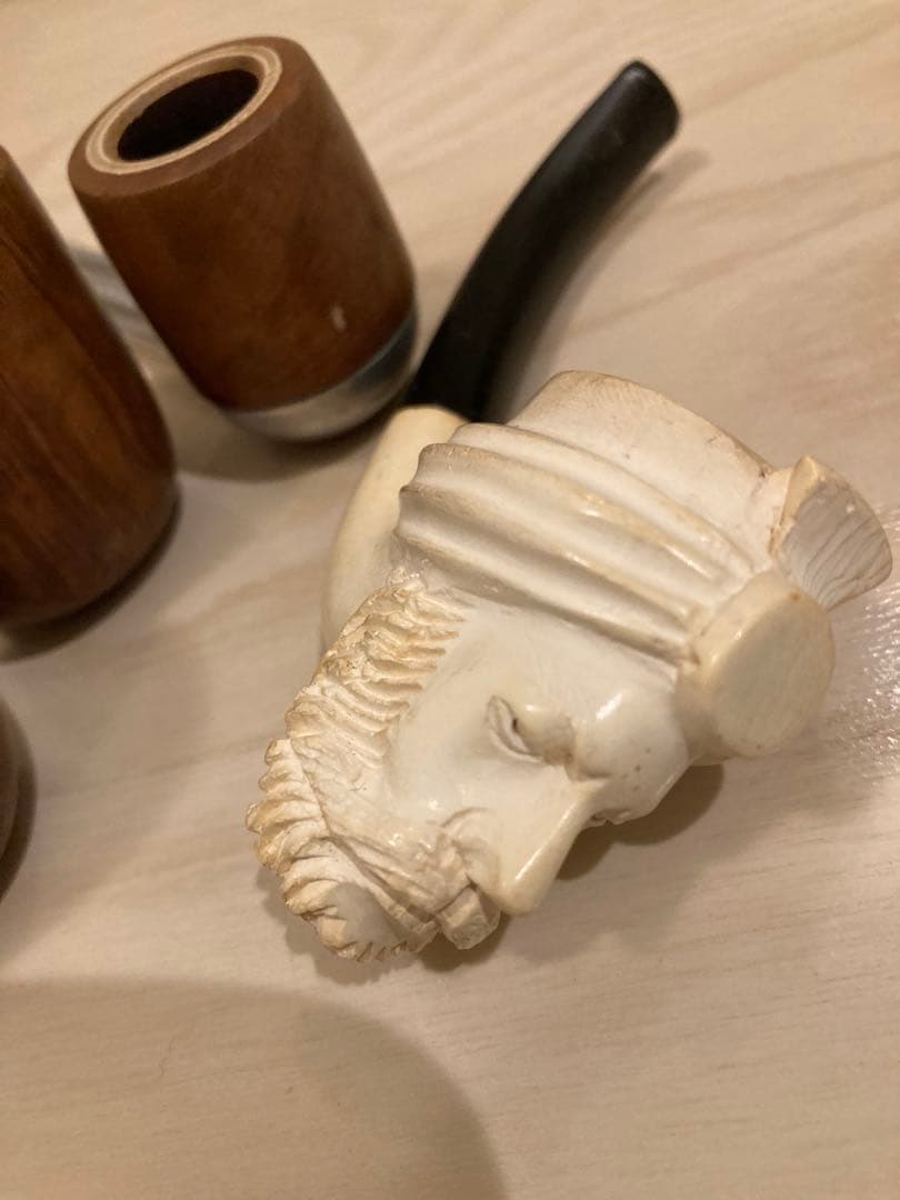 木製パイプスタンドとパイプセット