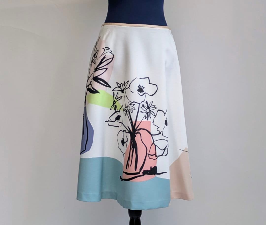 【うえきばちページ】エムズグレイシースカート ＆ 帯リメイクトートバック