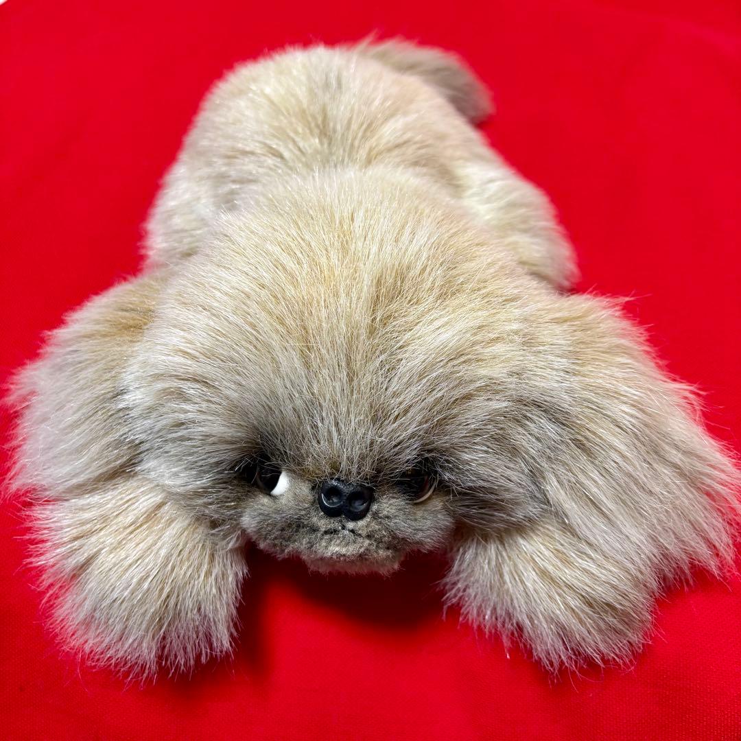 【昭和レトロ】リーベ♦︎ワンちゃんぬいぐるみ♦︎ペキニーズ♦︎狆♦︎レア♦︎日本製♦︎当時物