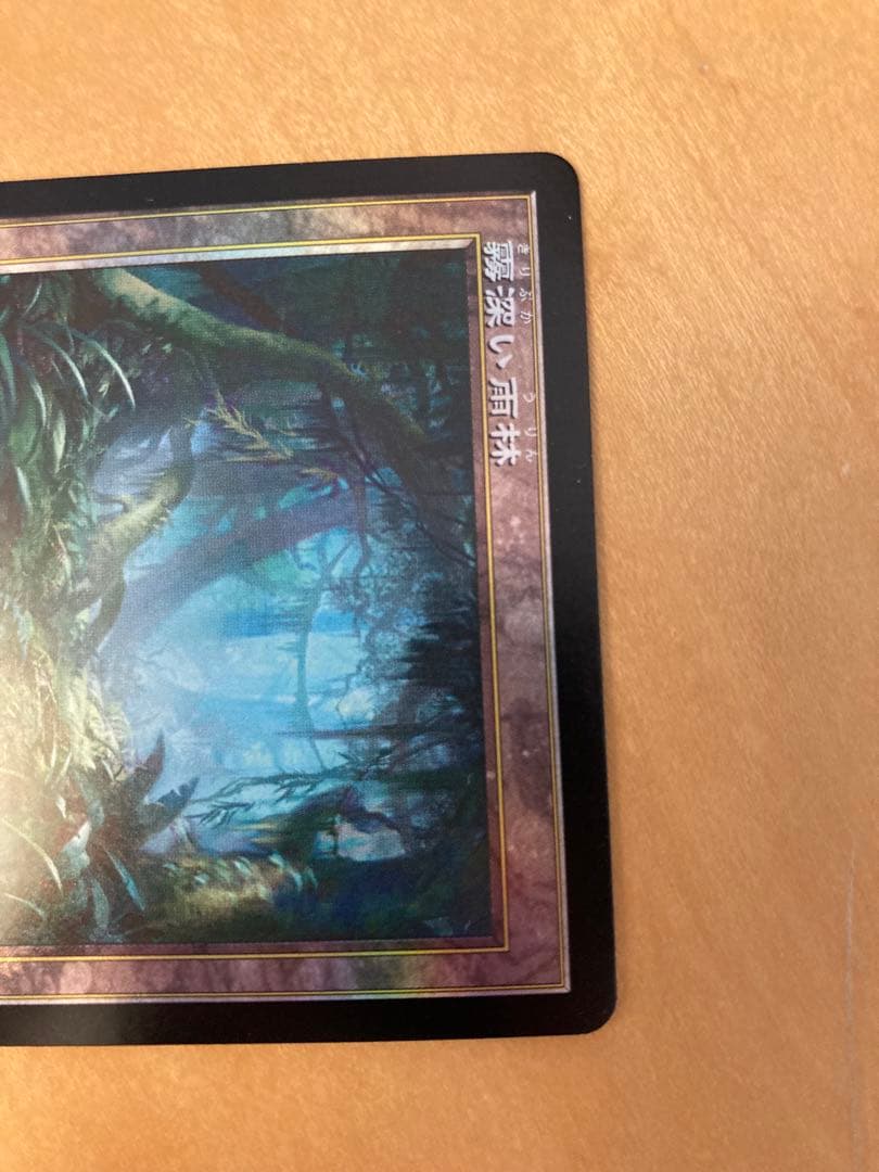 MH2 霧深い雨林　旧枠FOIL 日本語　モタホライゾン2 フェッチランド