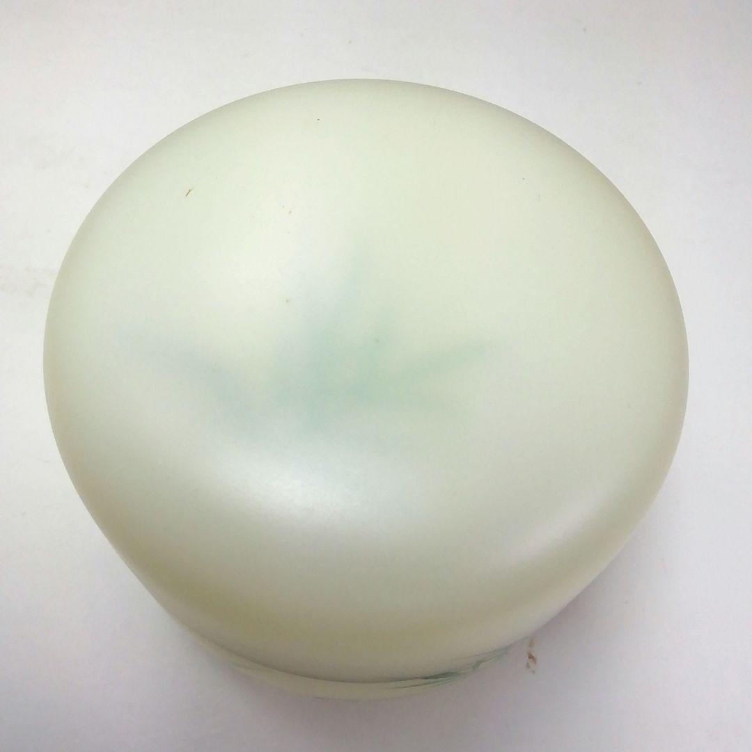 Ｓ６２６　棗　『白透中棗　葦に流水』『樹脂製』『中村口香鳳作』　共箱　茶道具