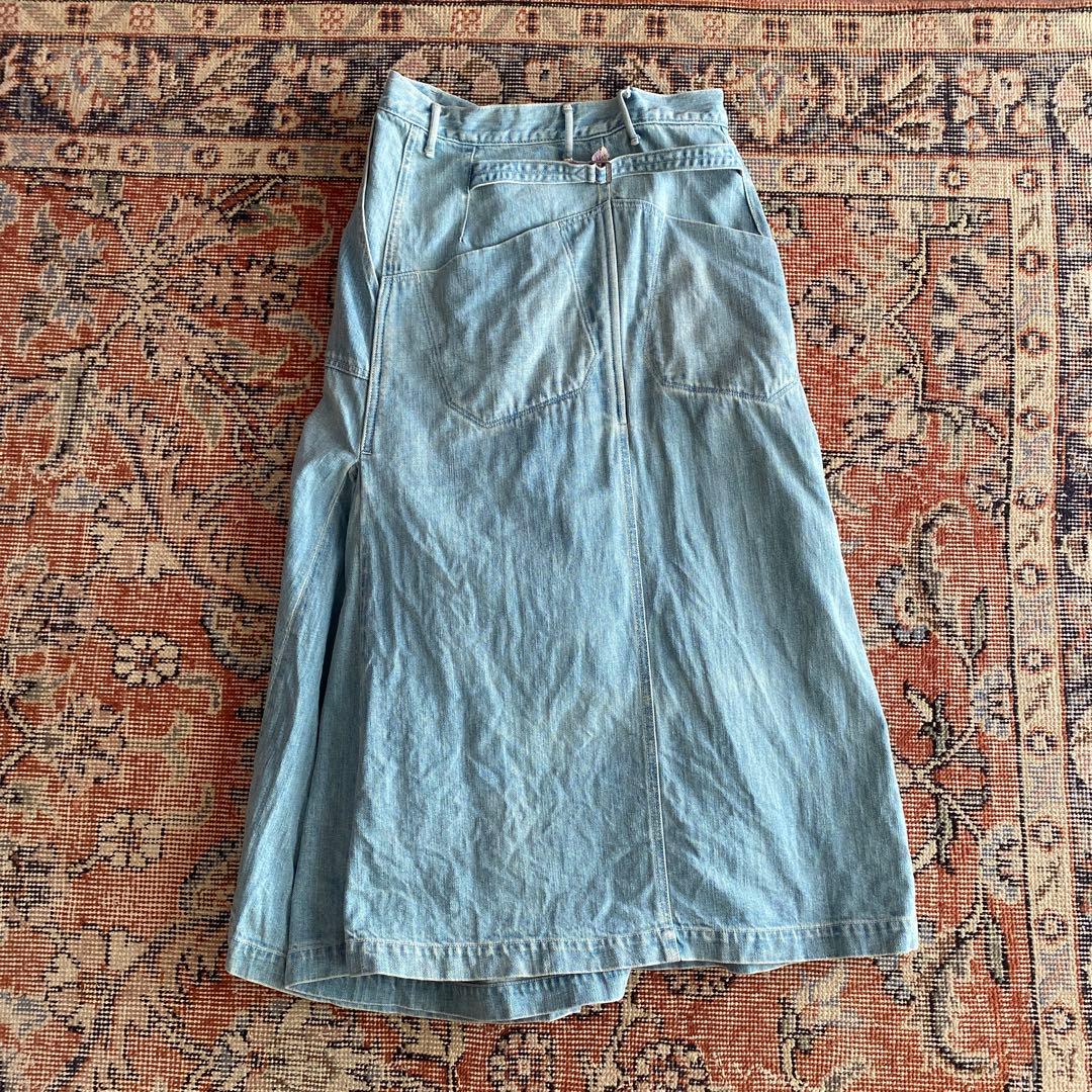 KAPTAL キャピタル　デニムパンツ　キュロット　ワイドパンツ