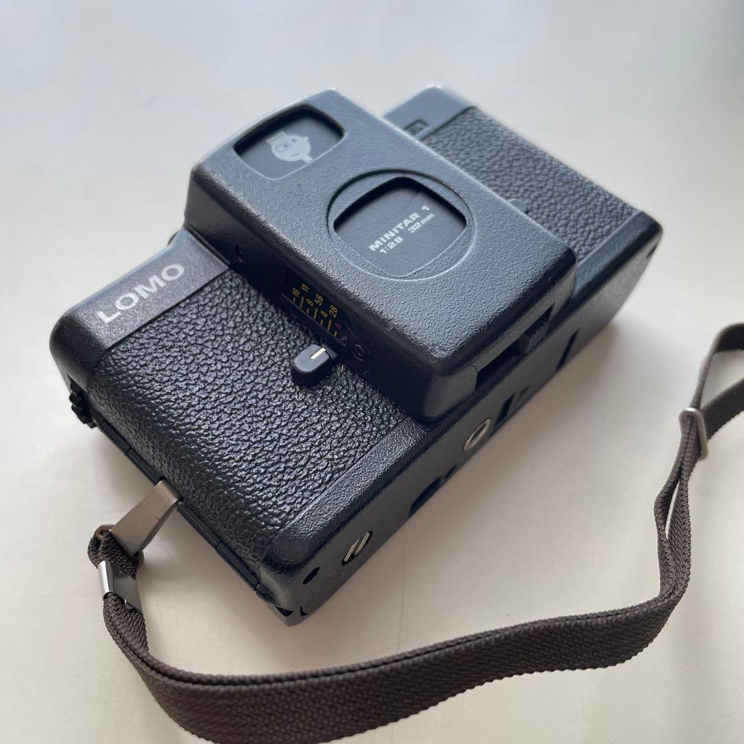 LOMO LC-A専用ケース付 フィルムカメラ 説明書付 フラッシュ セット