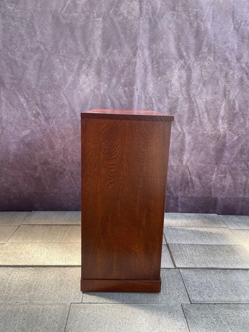 【からくり箪笥】民芸家具　茶箪笥 和家具収納棚 昭和レトロヴィンテージ