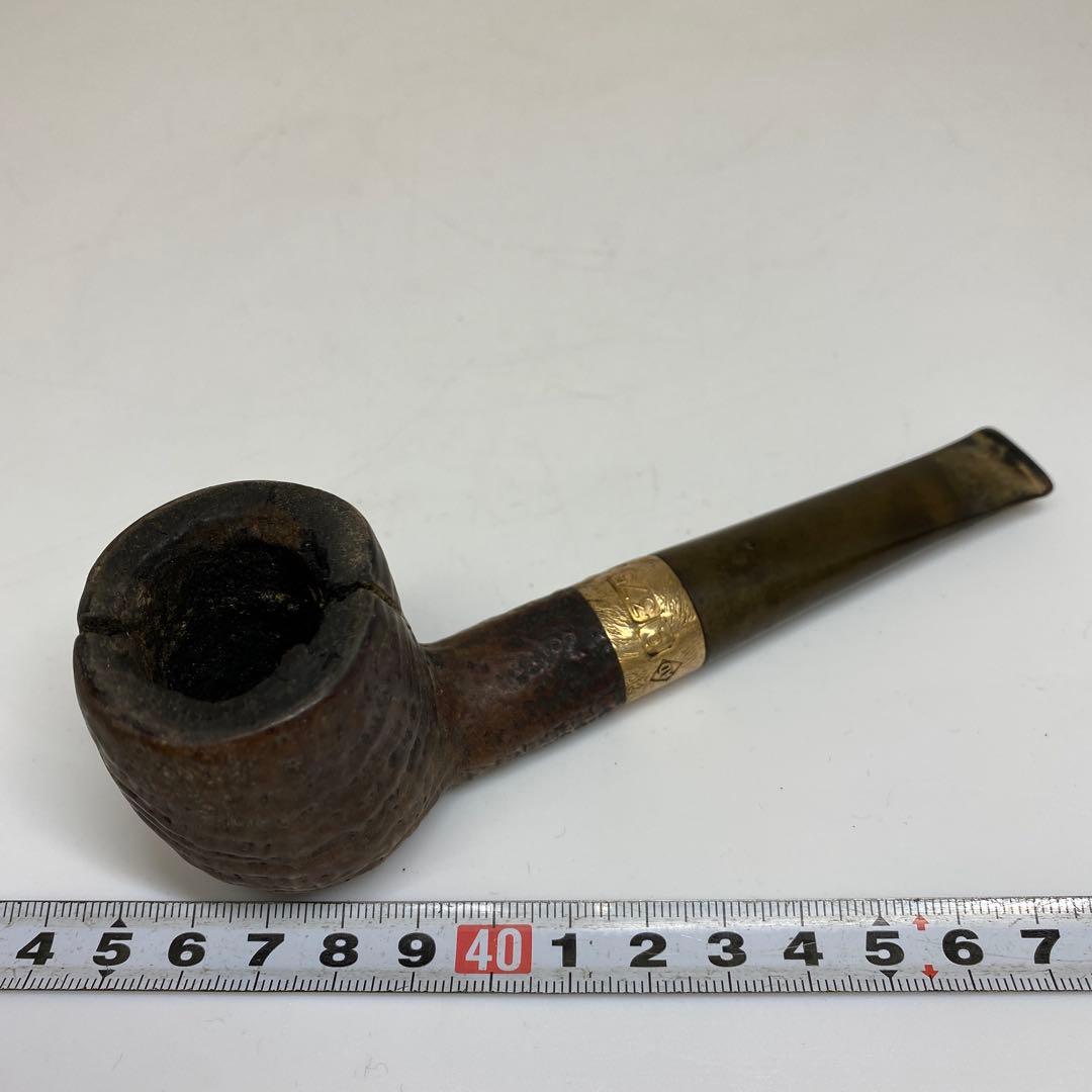 375（K9）刻印　金金具　水牛口　パイプ　57g 東さ7-0528☆1F