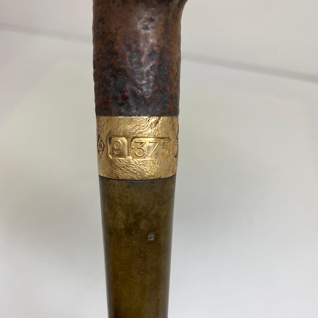 375（K9）刻印　金金具　水牛口　パイプ　57g 東さ7-0528☆1F